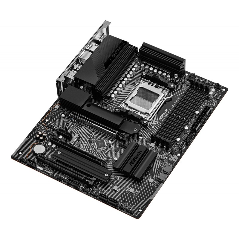 Материнська плата ASRock X670E PG Lightning Socket AM5