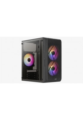 Корпус AeroCool CS-107-A-BK-v2 (ACCS-PC14032.11) Black + БЖ VX Plus 500 500W