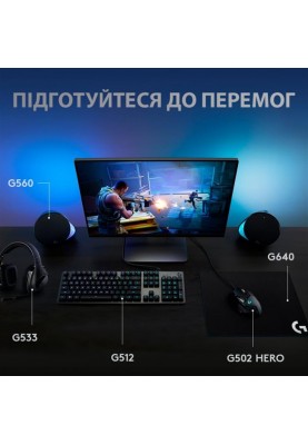 Клавiатура Logitech G512 Carbon Lightsync RGB Mechanical Black USB (920-008946)