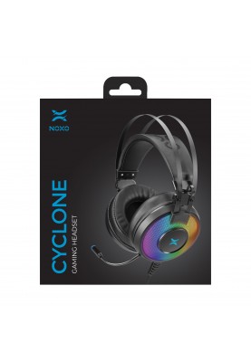 Гарнiтура Noxo Cyclone Gaming headset Black (4770070881873)