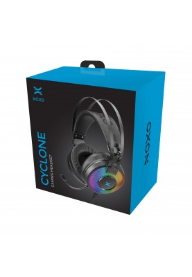 Гарнiтура Noxo Cyclone Gaming headset Black (4770070881873)