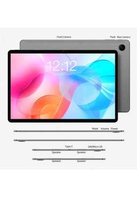 Планшетний ПК Teclast M40 Air 8/128GB 4G Dual Sim Space Gray (TLA001/KS10/TL-102783) з клавіатурою KS10