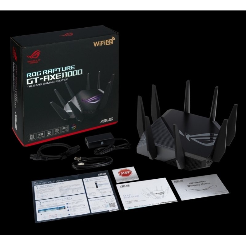 Бездротовий маршрутизатор Asus ROG Rapture GT-AXE11000 (90IG06E0-MO1R00)