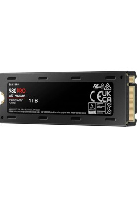 Накопичувач SSD 1ТB Samsung 980 Pro M.2 2280 PCIe 4.0 x4 NVMe V-NAND 3D TLC (MZ-V8P1T0CW)