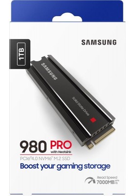 Накопичувач SSD 1ТB Samsung 980 Pro M.2 2280 PCIe 4.0 x4 NVMe V-NAND 3D TLC (MZ-V8P1T0CW)