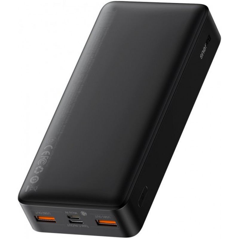 Універсальна мобільна батарея Baseus Bipow Digital Display 20W 20000 mAh Black (PPDML-M01) (1283126558764)