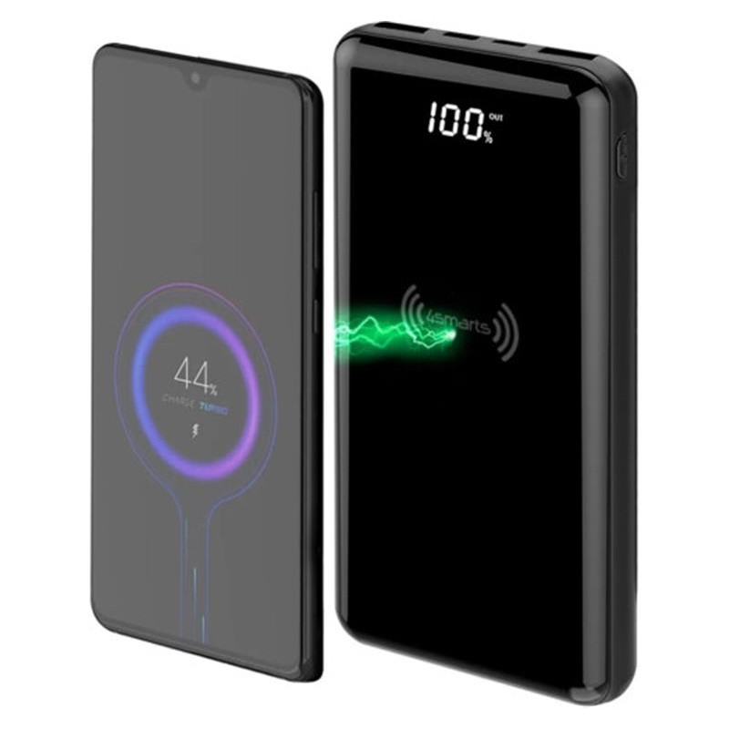 Універсальна мобільна батарея 4smarts VoltHub Ultimate 2 10000mAh QC, PD 18W, Wireless, Black