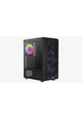 Корпус AeroCool Hive-G-BK-v2 (ACCM-PV27043.11) Black без БЖ