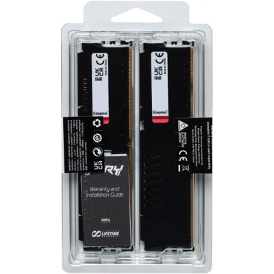 Модуль пам`яті DDR5 2x16GB/6400 Kingston Fury Beast Black (KF564C32BBK2-32)