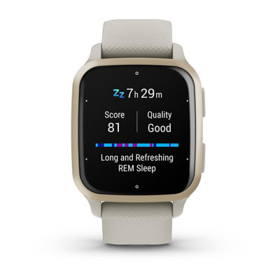 Смарт-годинник Garmin Venu Sq 2 Music Ivory/Peach Gold (010-02700-01)