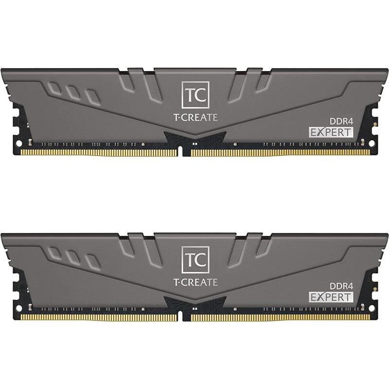 Модуль пам`яті DDR4 2x8GB/3200 Team T-Create Expert Gray (TTCED416G3200HC16FDC01)