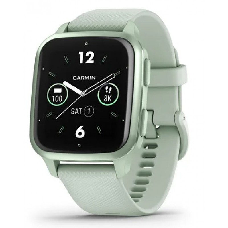 Смарт-годинник Garmin Venu Sq 2 Cool Mint/Metallic Mint (010-02701-02)