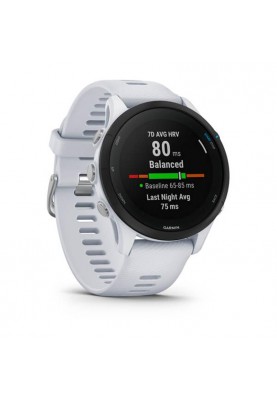 Смарт-годинник Garmin Forerunner 255 Music Whitestone (010-02641-21)