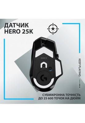 Миша бездротова Logitech G502 X Lightspeed Black (910-006180)