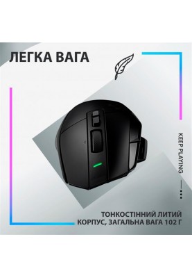 Миша бездротова Logitech G502 X Lightspeed Black (910-006180)