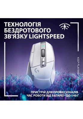 Миша бездротова Logitech G502 X Lightspeed White (910-006189)