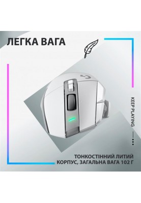 Миша бездротова Logitech G502 X Lightspeed White (910-006189)