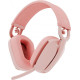 Bluetooth-гарнітура Logitech Zone Vibe 100 Wireless Rose (981-001224)