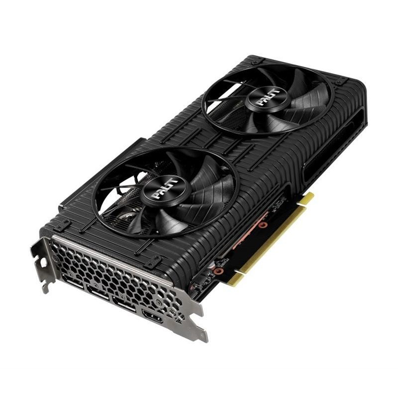 Відеокарта GF RTX 3060 Ti 8GB GDDR6 Dual V1 Palit (NE6306T019P2-190AD) (LHR)