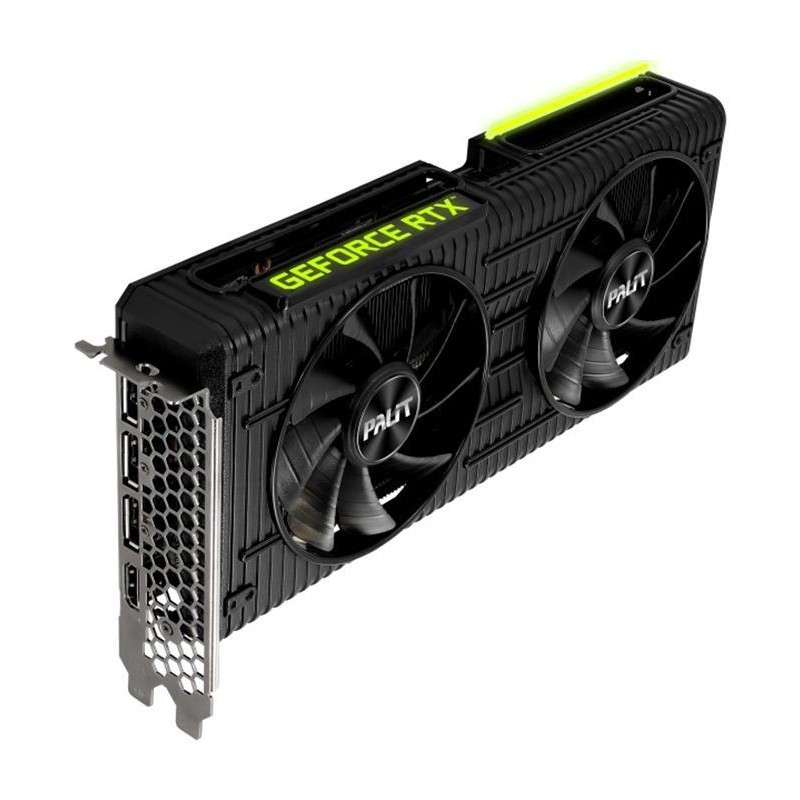 Відеокарта GF RTX 3060 Ti 8GB GDDR6 Dual V1 Palit (NE6306T019P2-190AD) (LHR)