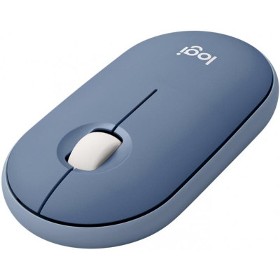 Мишка бездротова Logitech Pebble M350 (910-006753) Blueberry USB