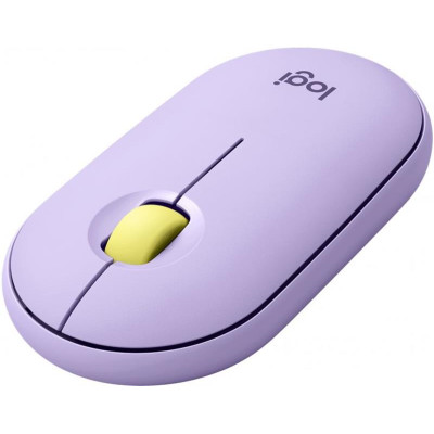 Мишка бездротова Logitech Pebble M350 (910-006752) Lavender Lemonade USB