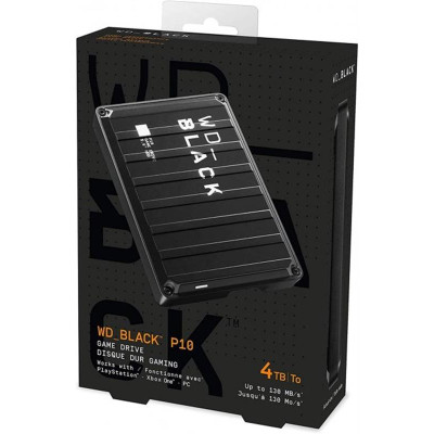 Зовнішній жорсткий диск 2.5" USB 4.0TB WD P10 Game Drive (WDBA3A0040BBK-WESN)