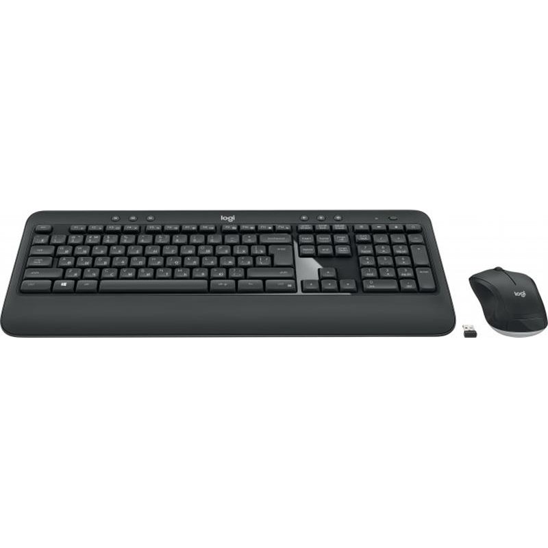 Комплект (клавіатура, мишка) бездротовий Logitech MK540 Black USB (920-008685)