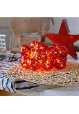 Світлодіодна гірлянда ColorWay Christmas lights ball (6см) (CW-MC-LB10U) 10LED, 1.5м, USB