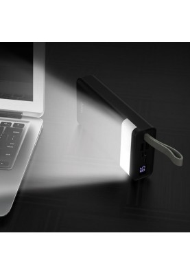 Універсальна мобільна батарея Hoco J73 Desk Lamp 30000mAh Black (J73-30)