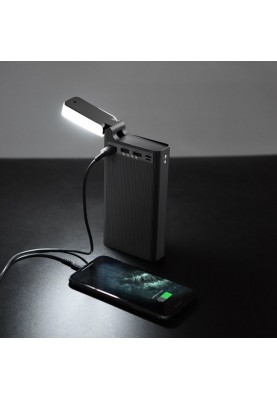 Універсальна мобільна батарея Hoco J62 Table Lamp 30000mAh Black (J62-30)