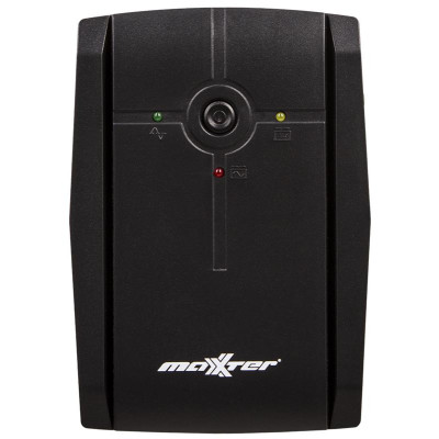 Джерело безребійного живлення Maxxter MX-UPS-B650-02 650VA, AVR, 2xShuko