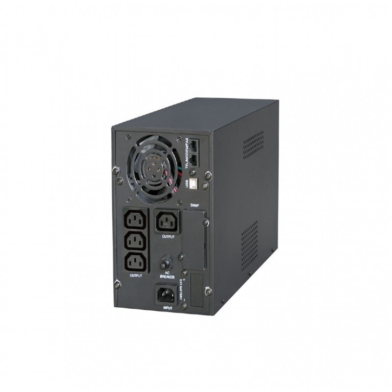 Джерело безперебійного живлення EnerGenie EG-UPS-PS2000-01 2000VA, Line Int., AVR, 3xIEC, метал