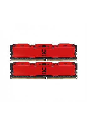 Модуль пам`ятi DDR4 2x8GB/3200 Goodram IRDM X Red (IR-XR3200D464L16SA/16GDC)