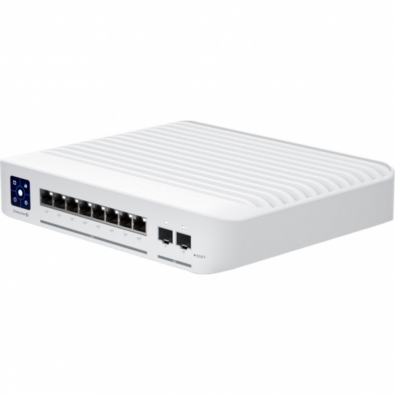 Комутатор Ubiquiti UniFi USW-Enterprise-8-PoE (8x2.5GE PoE+,2xSFP+, max PoE 120W, L3)