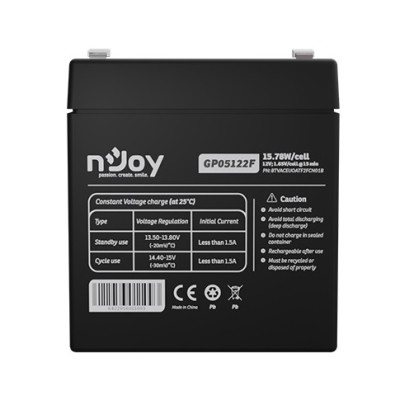 Акумуляторна батарея Njoy GP05122F 12V 5AH (BTVACEUOBTO2FCW01B) AGM