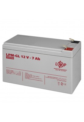 Акумуляторна батарея LogicPower 12V 7AH (LPM-GL 12 - 7 AH) GEL