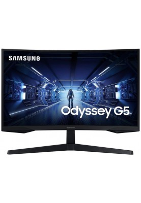 Монітор Samsung 27" Odyssey G5 (LC27G54TQWIXCI) VA Black Curved