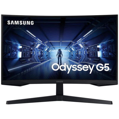 Монітор Samsung 27" Odyssey G5 (LC27G54TQWIXCI) VA Black Curved