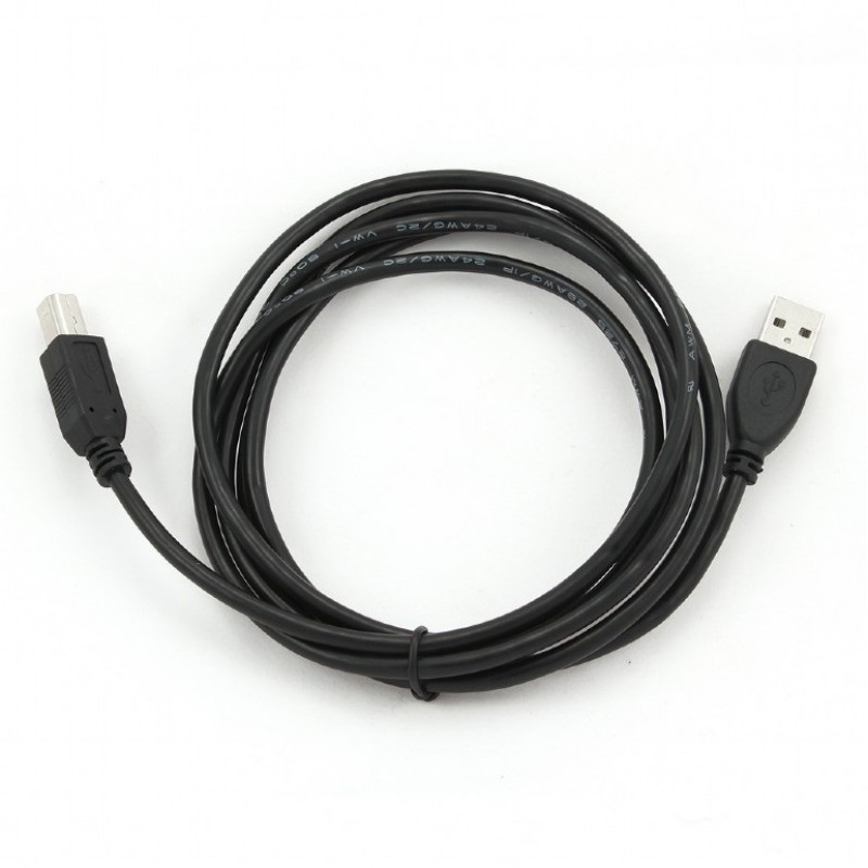 Кабель Cablexpert USB - USB Type-B V 2.0 (M/M), 1.8 м, чорний (CCP-USB2-AMBM-6)