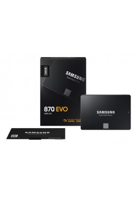 Накопичувач SSD  500GB Samsung 870 EVO 2.5" SATAIII MLC (MZ-77E500B/EU)