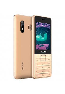 Мобiльний телефон Tecno T454 Dual Sim Champagne Gold (4895180745980)