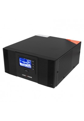 Джерело безперебійного живлення LogicPower LPM-PSW-1500VA (1050 Вт), Lin.int., AVR, 2 x евро, метал