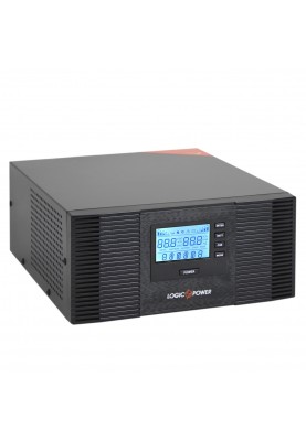 Джерело безперебійного живлення LogicPower LPM-PSW-1500VA (1050 Вт), Lin.int., AVR, 2 x евро, метал