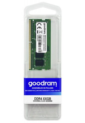 Модуль пам`яті SO-DIMM 32GB/2666 DDR4 Goodram  (GR2666S464L19/32G)