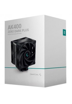 Кулер процесорний DeepCool AK400 Zero Dark Plus (R-AK400-BKNNMD-G-1)