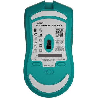 Мишка Hator Pulsar Wireless Mint (HTM-319) USB