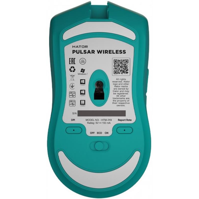 Мишка Hator Pulsar Wireless Mint (HTM-319) USB