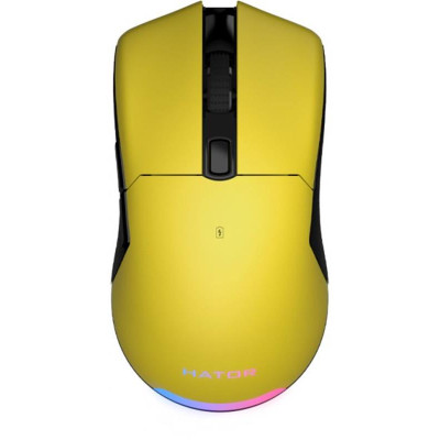 Мишка Hator Pulsar Wireless Yellow (HTM-318) USB