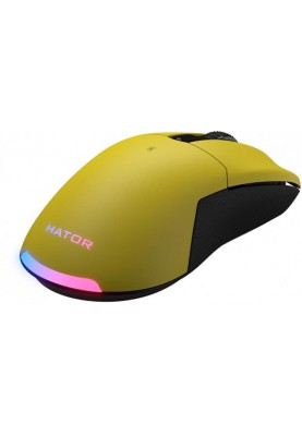 Мишка Hator Pulsar Wireless Yellow (HTM-318) USB